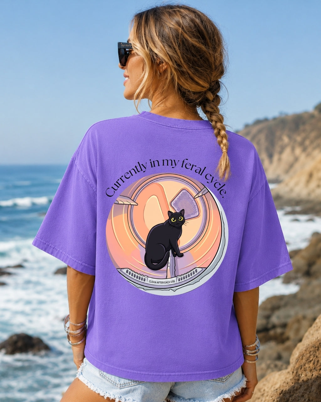Currently in My Feral Cycle Tee