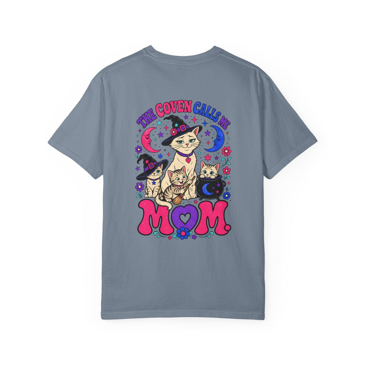 The Coven Calls Me Mom Shirt | Witchy Cat Mom Comfort Colors Tee