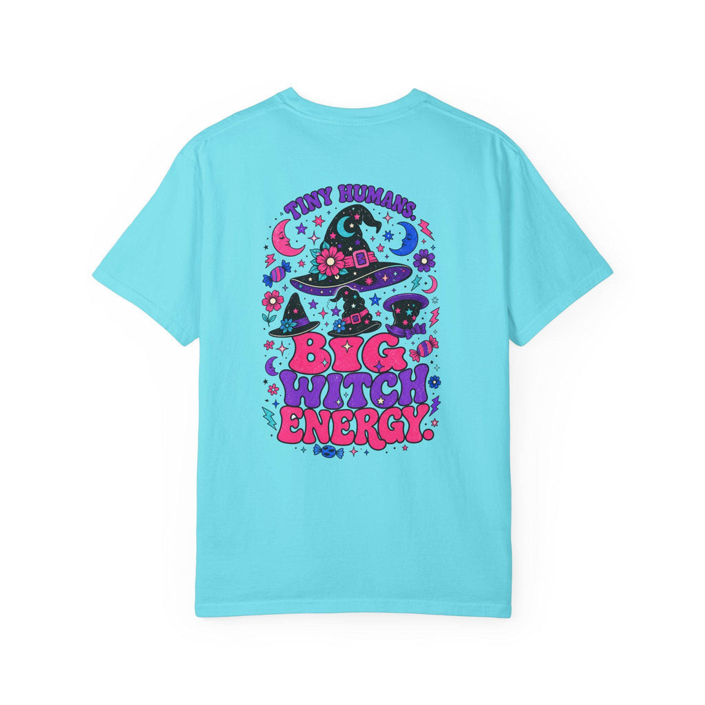 Tiny Humans Big Witch Energy Shirt | Halloween Mom Comfort Colors Tee
