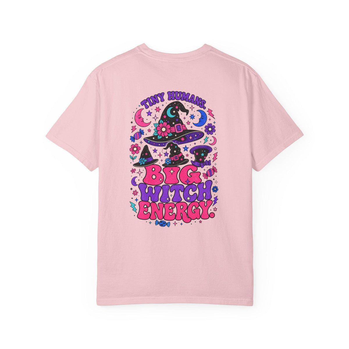 Tiny Humans Big Witch Energy Shirt | Halloween Mom Comfort Colors Tee