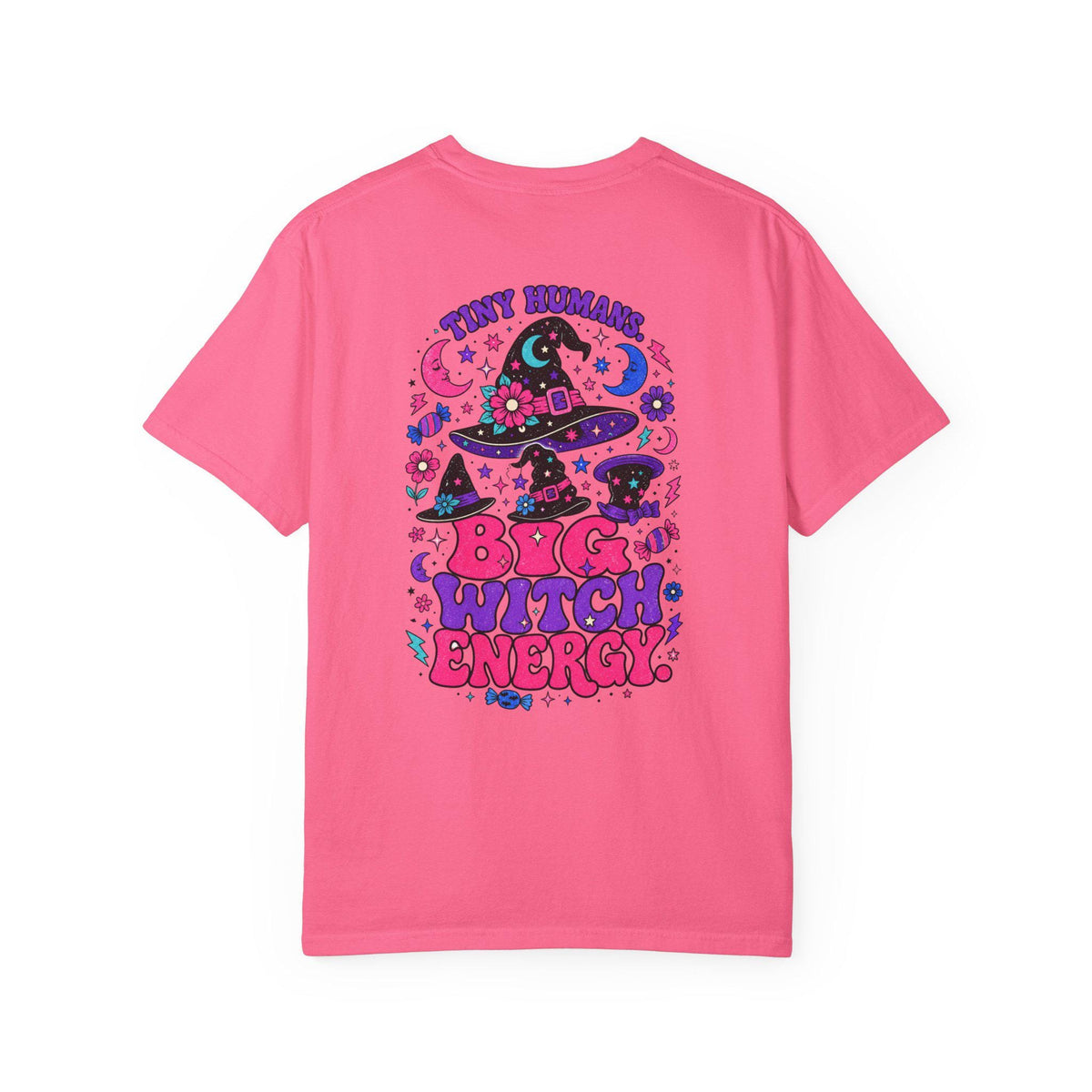 Tiny Humans Big Witch Energy Shirt | Halloween Mom Comfort Colors Tee