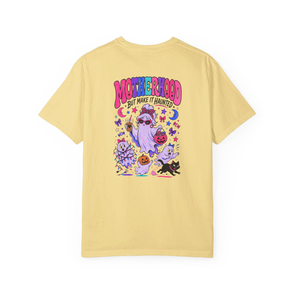 Motherhood But Make It Haunted Shirt | Funny Halloween Mom Comfort Colors Tee