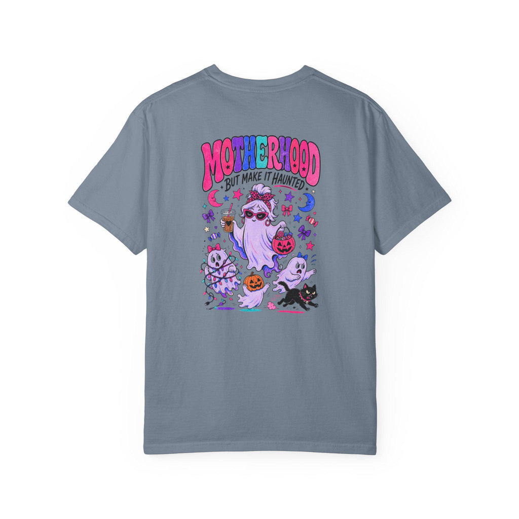Motherhood But Make It Haunted Shirt | Funny Halloween Mom Comfort Colors Tee