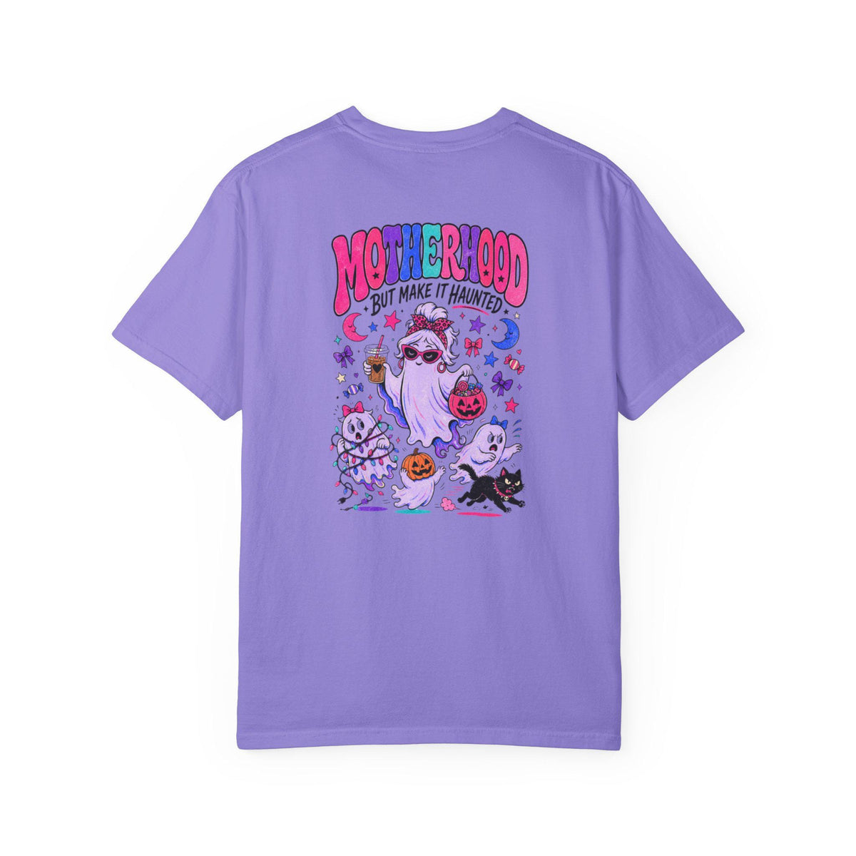 Motherhood But Make It Haunted Shirt | Funny Halloween Mom Comfort Colors Tee