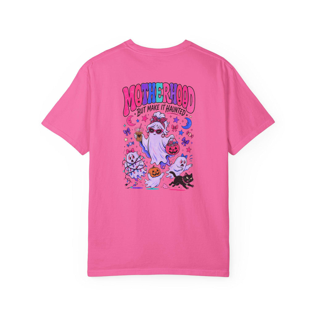 Motherhood But Make It Haunted Shirt | Funny Halloween Mom Comfort Colors Tee