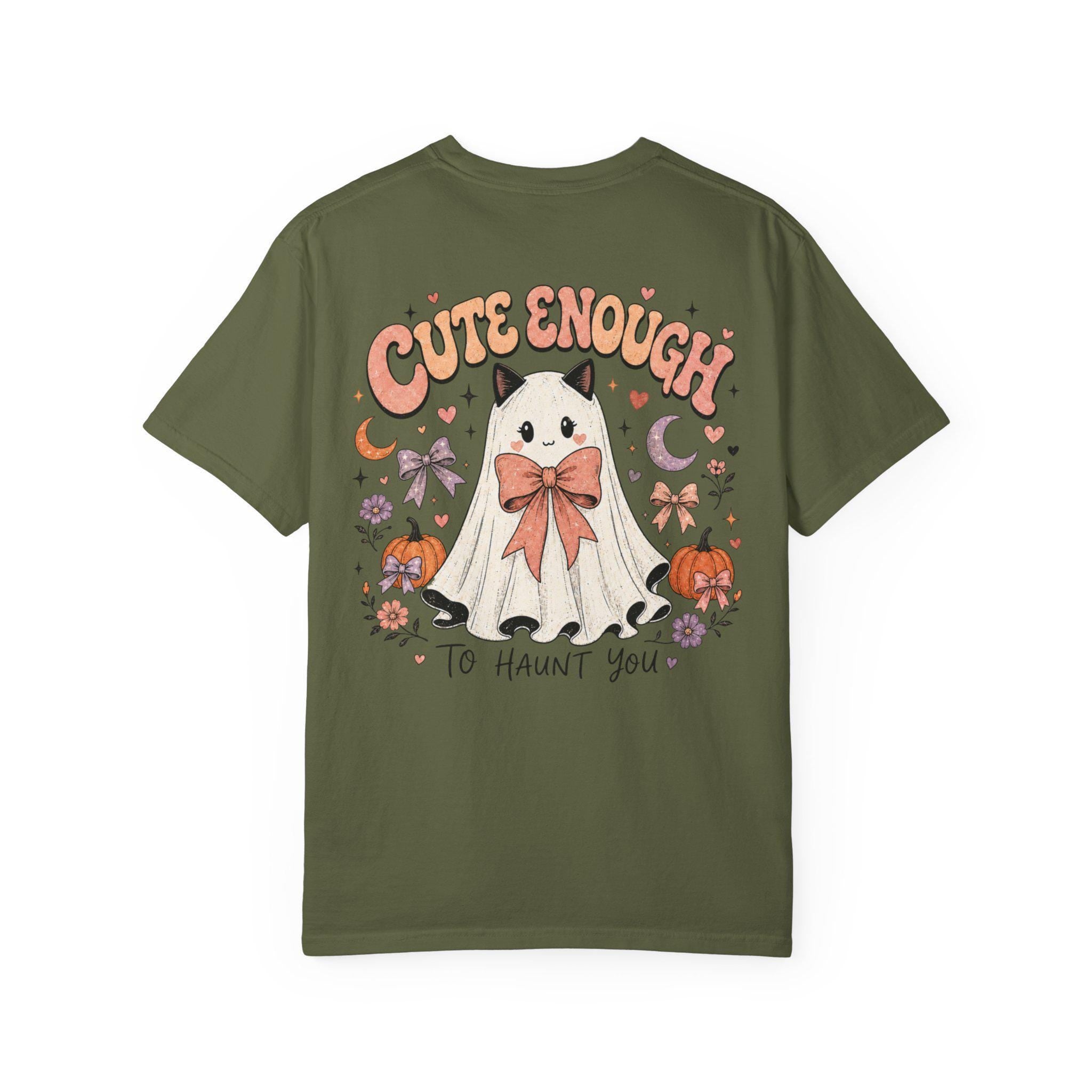 Ghost Cat Halloween Shirt | Coquette Spooky Season Tee