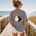 Stay Spooky Stay Soft Shirt | Halloween Ghost Cat Comfort Colors Tee