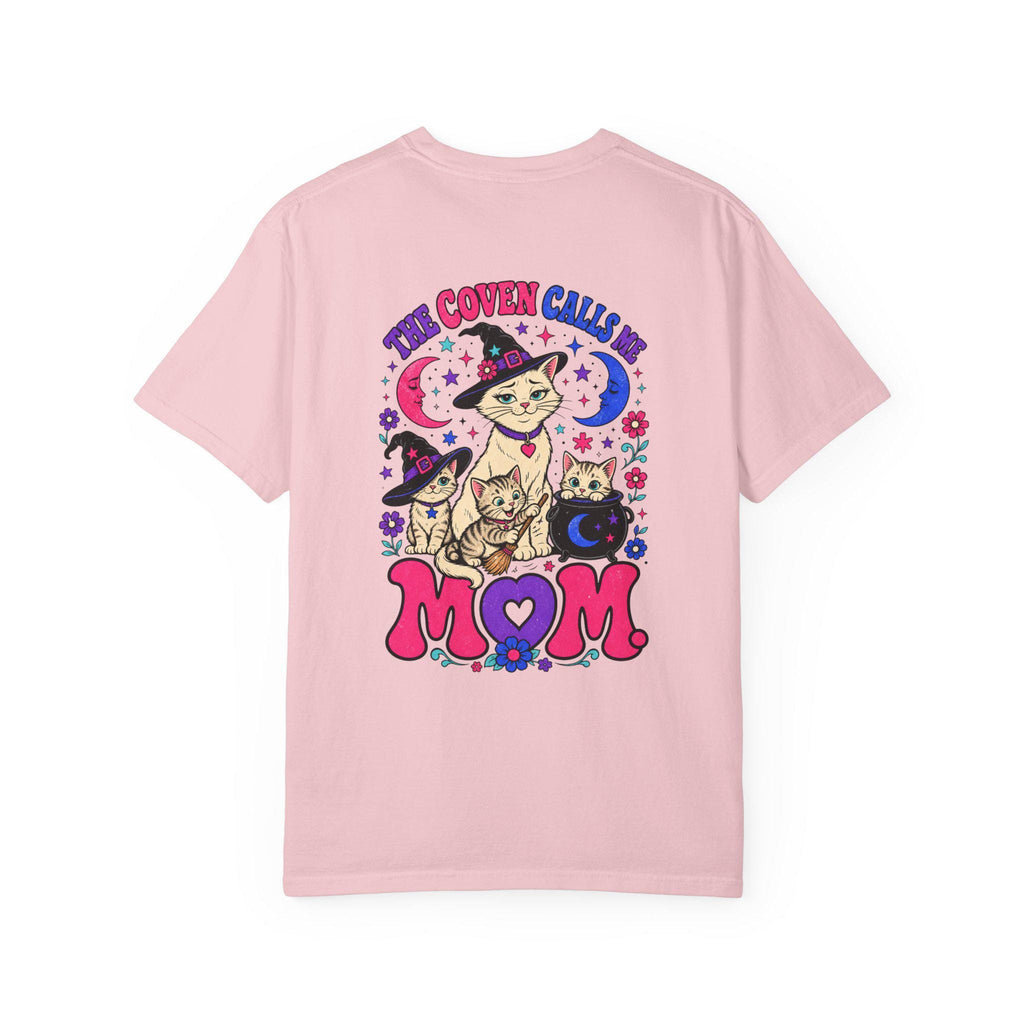 The Coven Calls Me Mom Shirt | Witchy Cat Mom Comfort Colors Tee