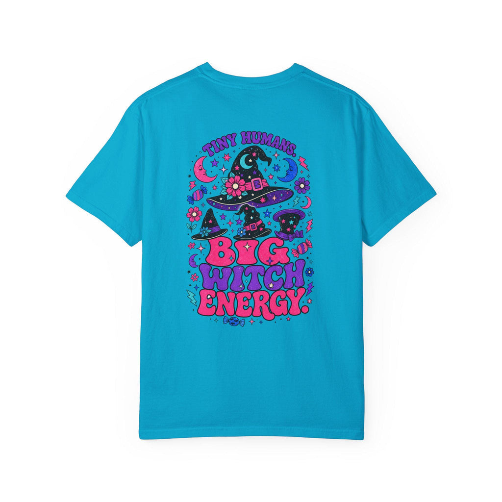 Tiny Humans Big Witch Energy Shirt | Halloween Mom Comfort Colors Tee