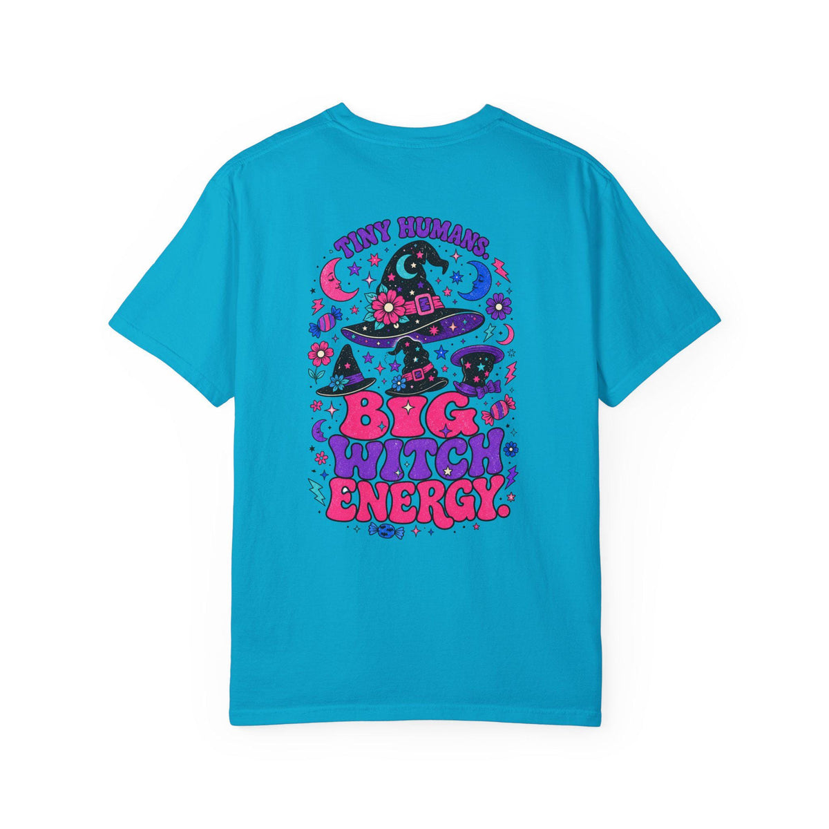 Tiny Humans Big Witch Energy Shirt | Halloween Mom Comfort Colors Tee