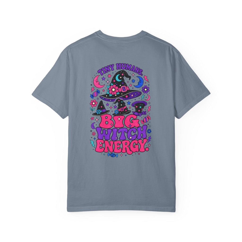 Tiny Humans Big Witch Energy Shirt | Halloween Mom Comfort Colors Tee