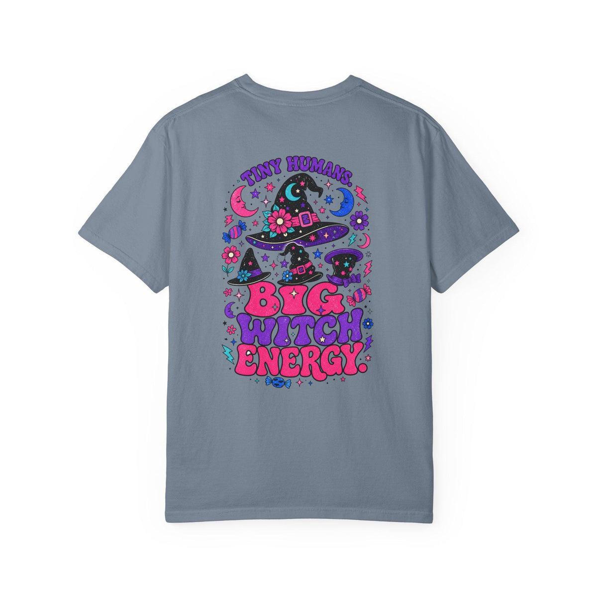 Tiny Humans Big Witch Energy Shirt | Halloween Mom Comfort Colors Tee