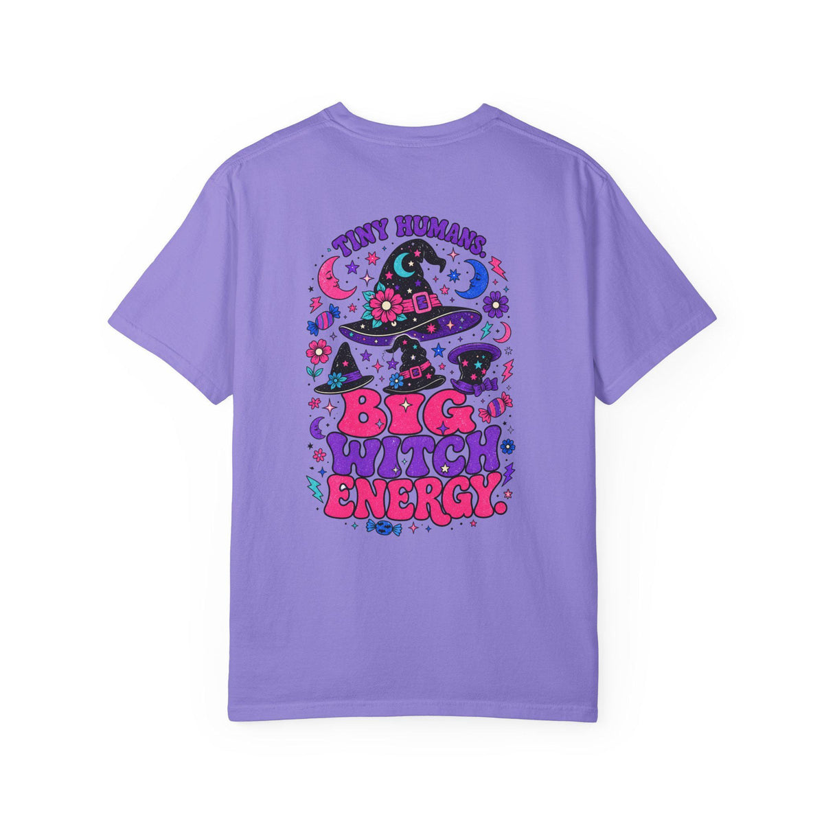 Tiny Humans Big Witch Energy Shirt | Halloween Mom Comfort Colors Tee