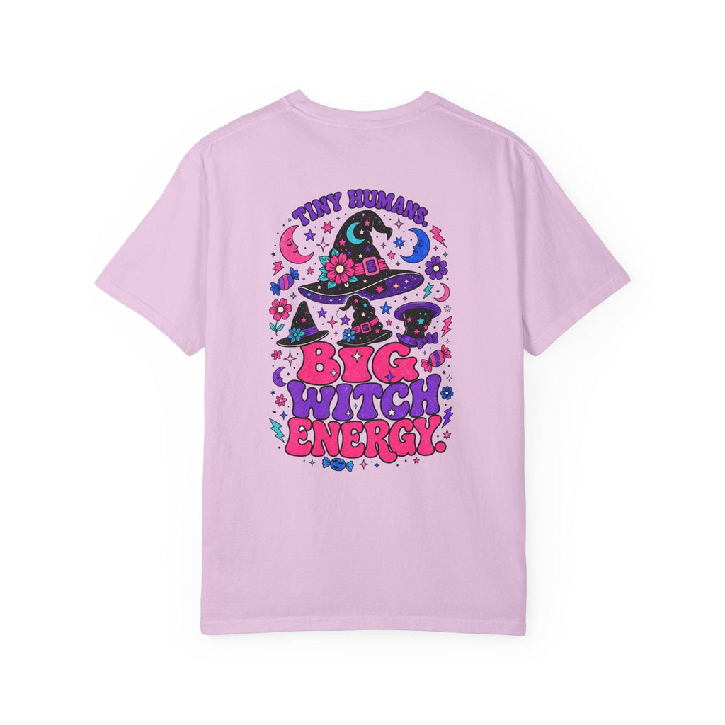 Tiny Humans Big Witch Energy Shirt | Halloween Mom Comfort Colors Tee