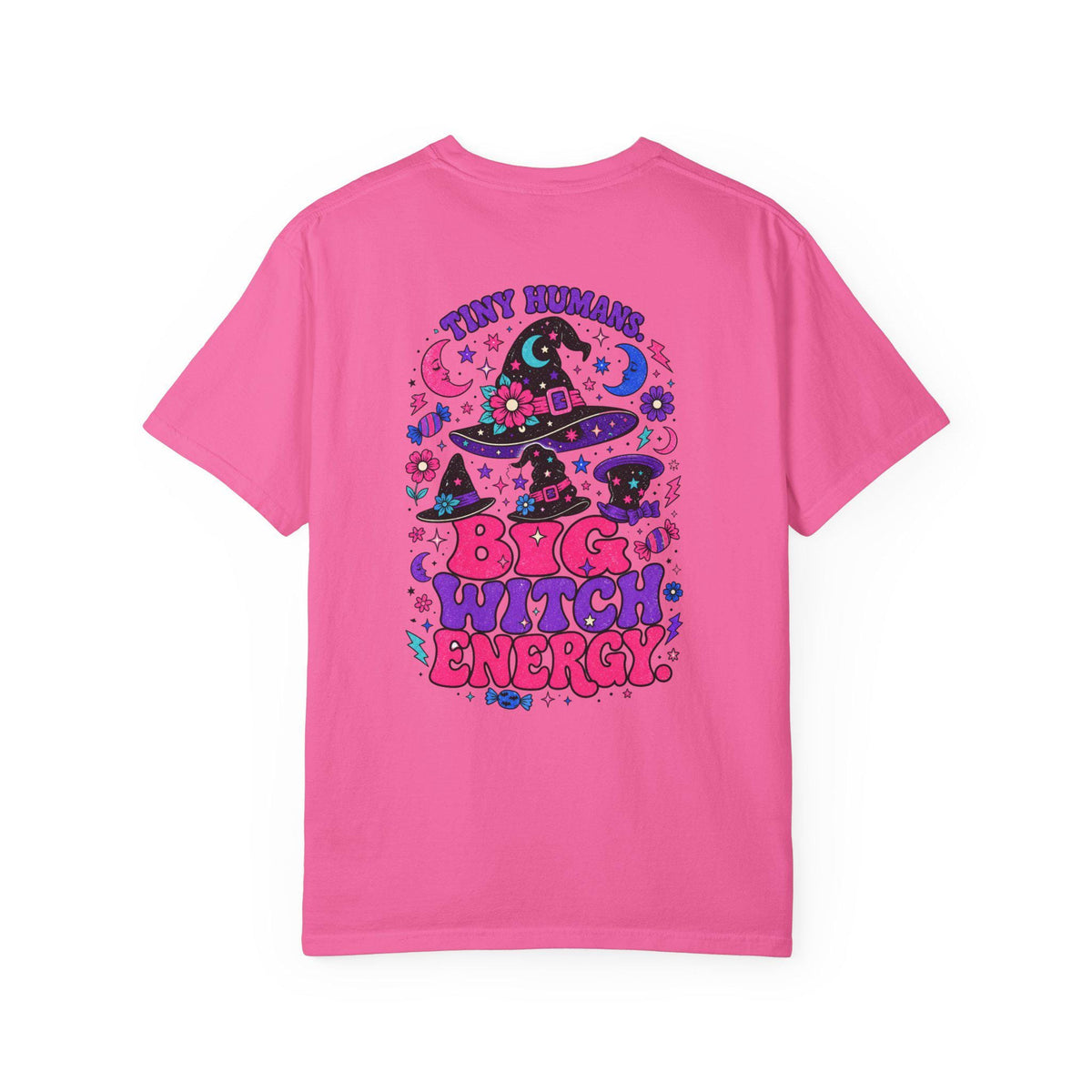 Tiny Humans Big Witch Energy Shirt | Halloween Mom Comfort Colors Tee