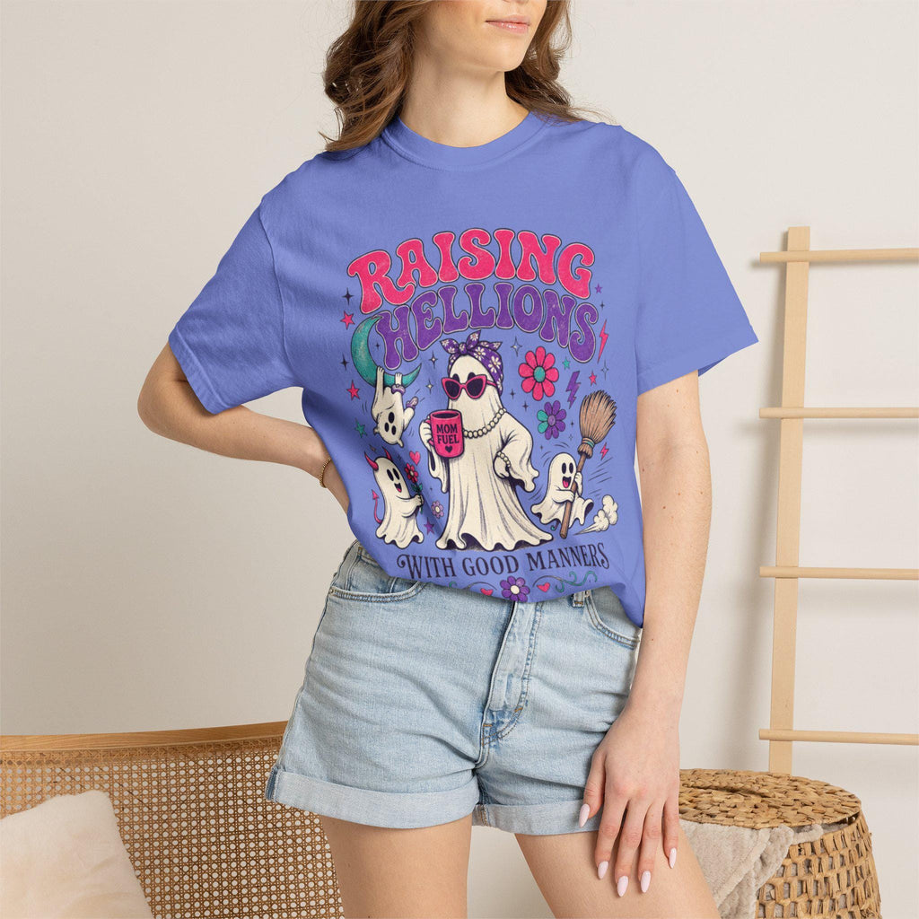 Raising Hellions With Good Manners Shirt | Funny Mom Comfort Colors Tee