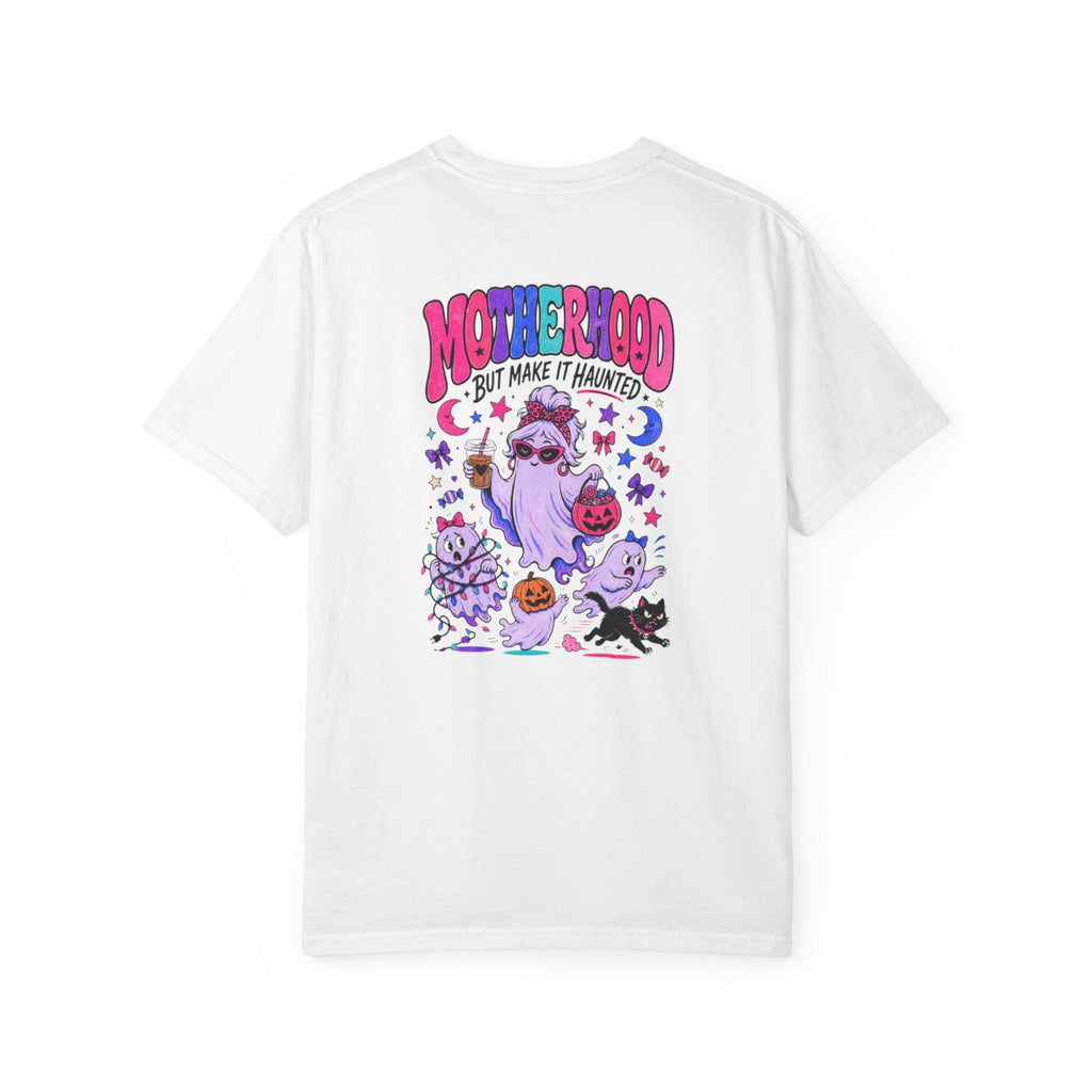 Motherhood But Make It Haunted Shirt | Funny Halloween Mom Comfort Colors Tee