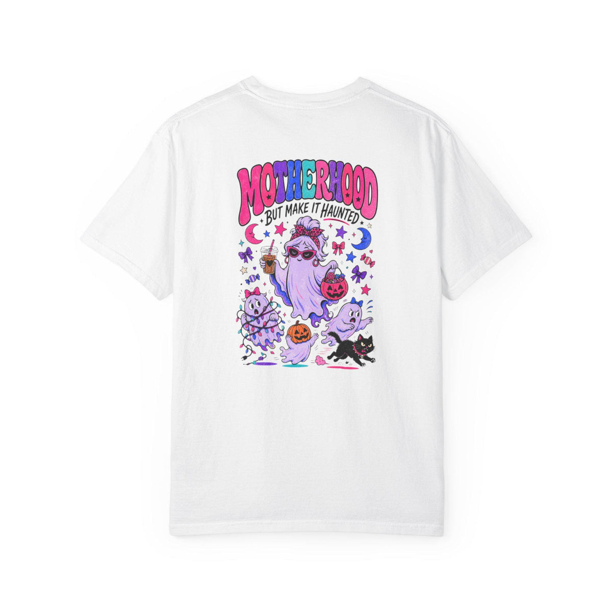 Motherhood But Make It Haunted Shirt | Funny Halloween Mom Comfort Colors Tee