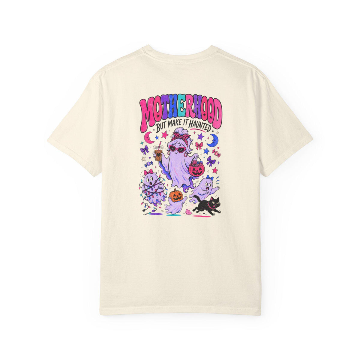 Motherhood But Make It Haunted Shirt | Funny Halloween Mom Comfort Colors Tee
